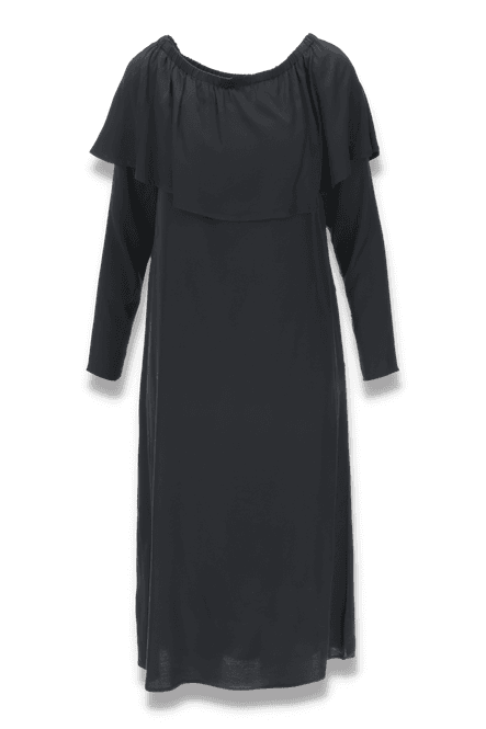 Huvudbild Palma svart elegant klänning i rayon