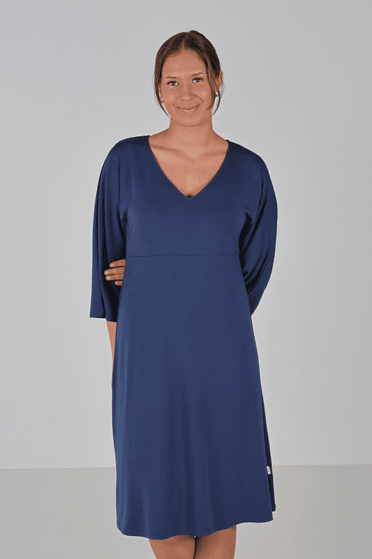 Lilja fantastisk marinblå  basisklänning
