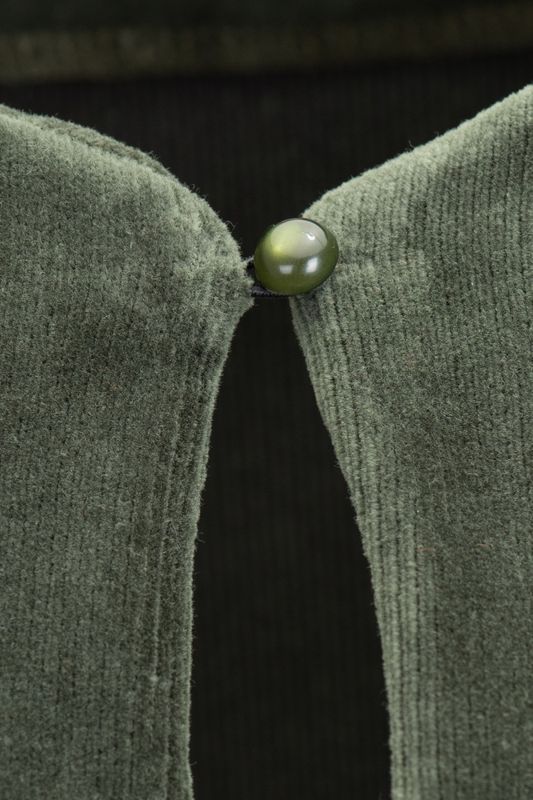 Margrete combo grön babycord tunik