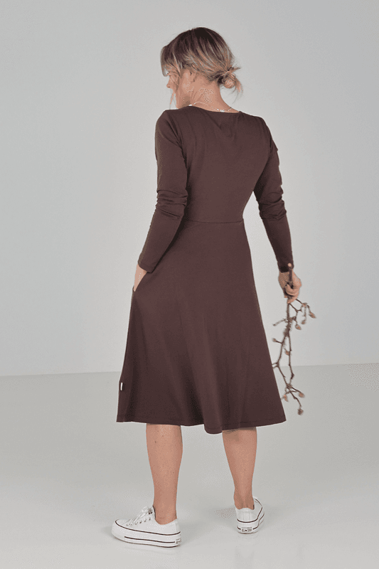 Siren brun basklänning