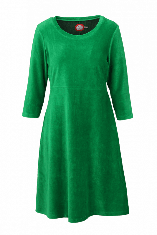Elli klänning babycord grön
