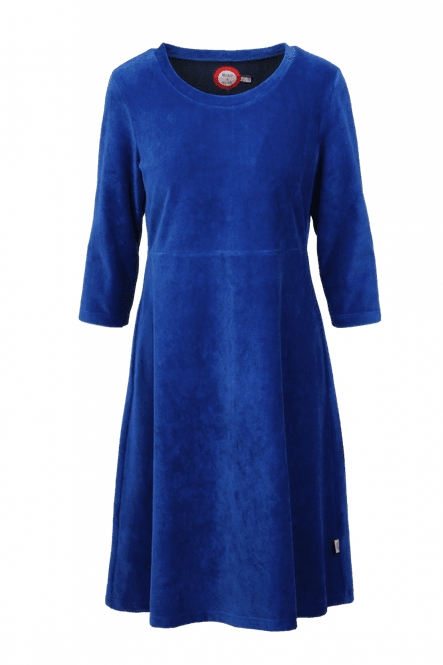 Huvudbild Elli klänning babycord blå 