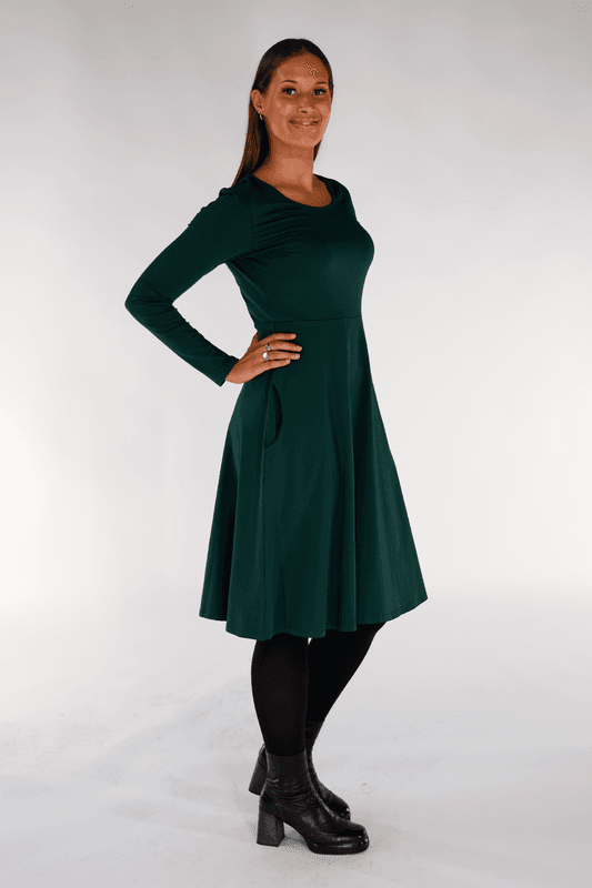 Siren grön basklänning