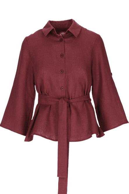 Huvudbild Linn plum linneskjorta