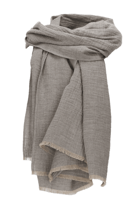 Huvudbild Alma taupe melange sjal