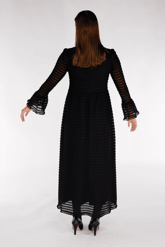 Stine elegant svart festklänning 