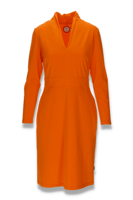 Huvudbild Gullbjørg orange basklänning