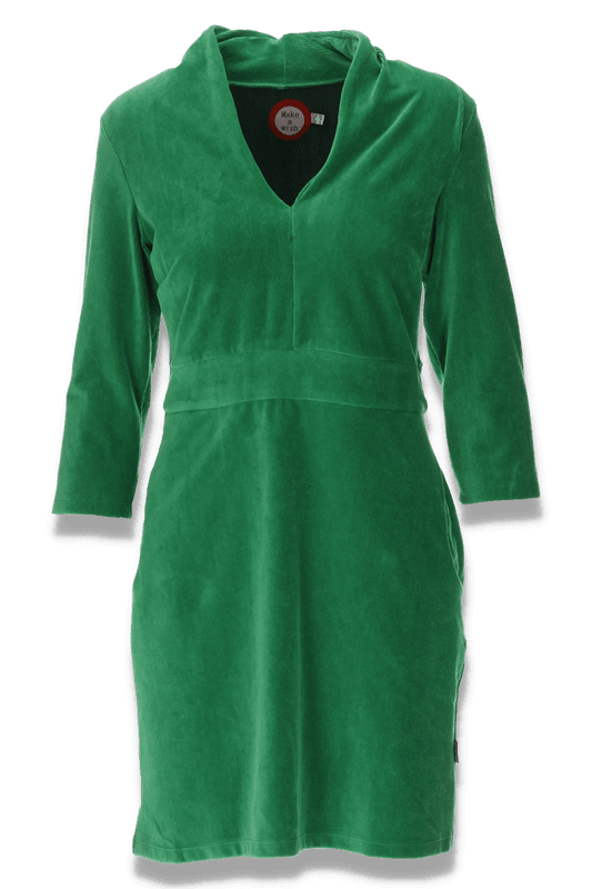 Kine grön kort basklänning