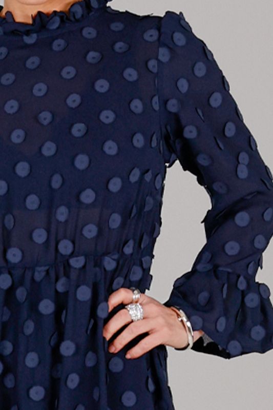 Sina elegant blå festklänning 