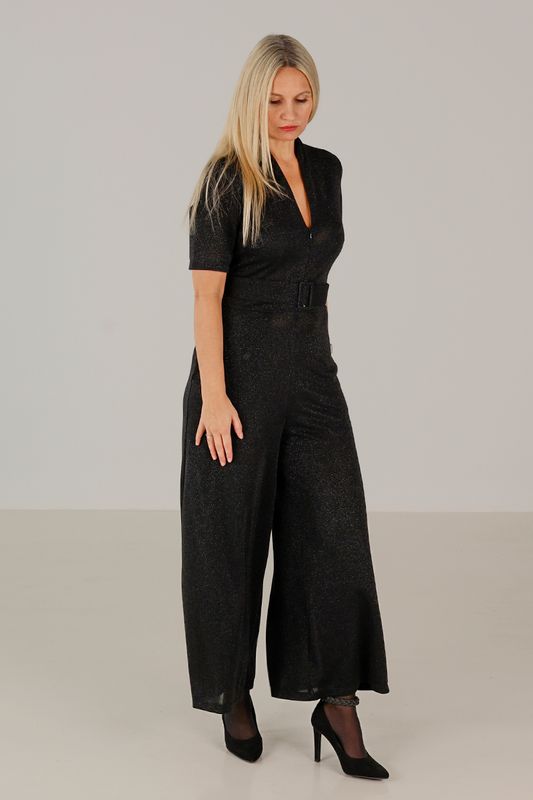 Vera svart glitter jumpsuit