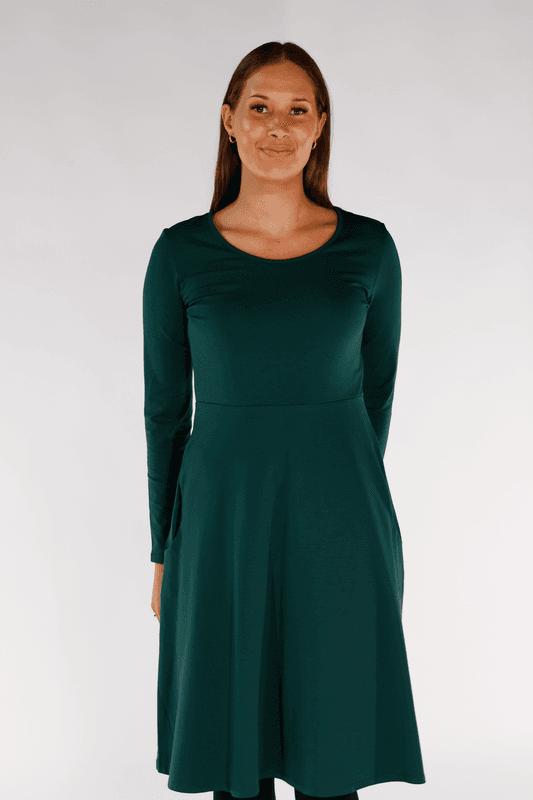 Siren grön basklänning